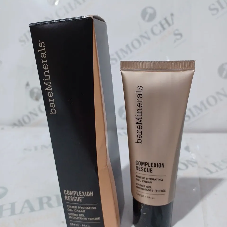BAREMINERALS COMPLEXION RESCUE TINTED HYDRATING CREAM GEL (3.5) CASHEW 1.18 OZ