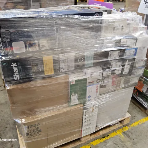 PALLET OF APPROXIMATELY 65 UNPROCESSED RAW RETURN HOUSEHOLD AND ELECTRICAL GOODS TO INCLUDE;