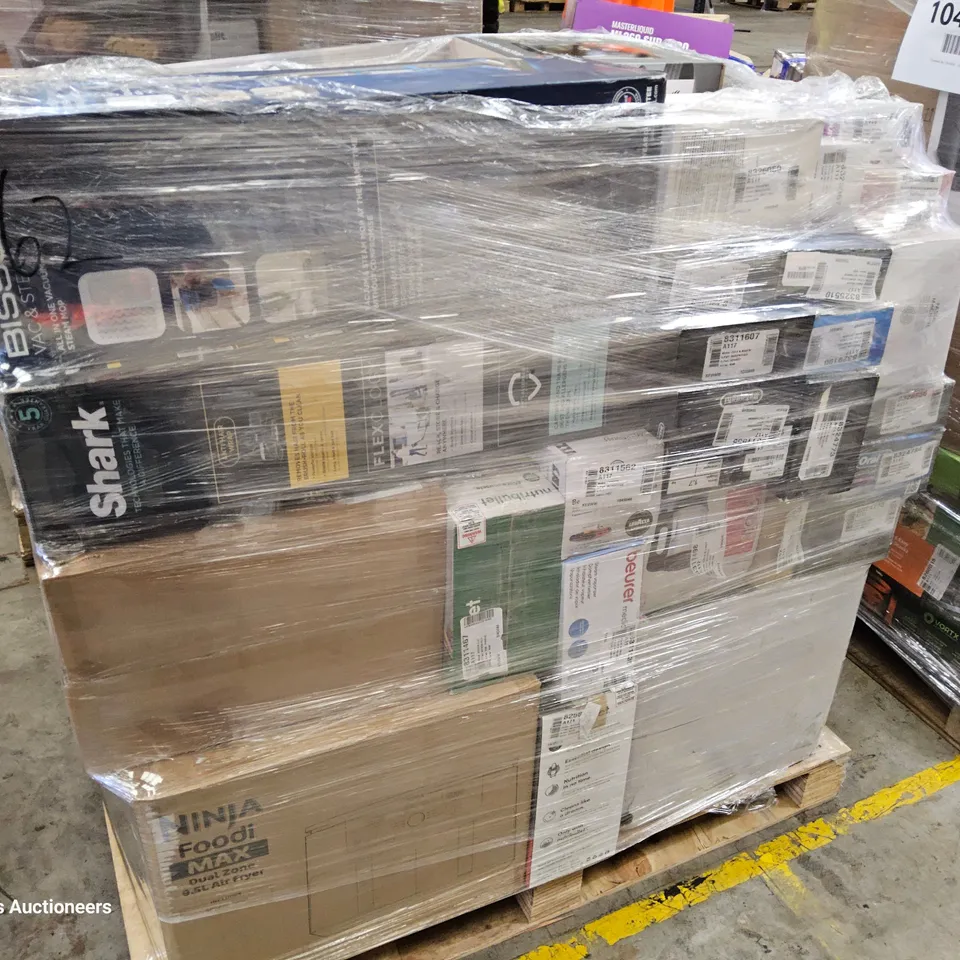 PALLET OF APPROXIMATELY 65 UNPROCESSED RAW RETURN HOUSEHOLD AND ELECTRICAL GOODS TO INCLUDE;