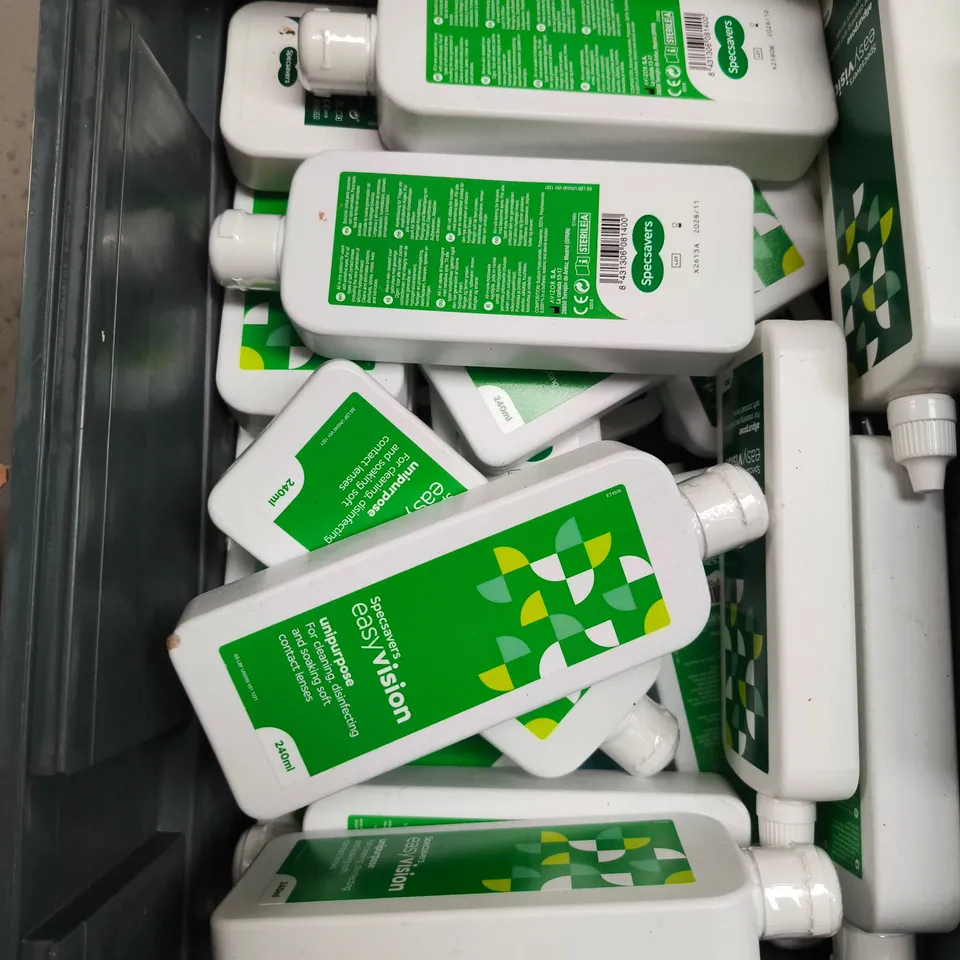 APPROXIMATELY 15 ASSORTED CONTACT LENS SOLUTION PRODUCTS - COLLECTION ONLY 