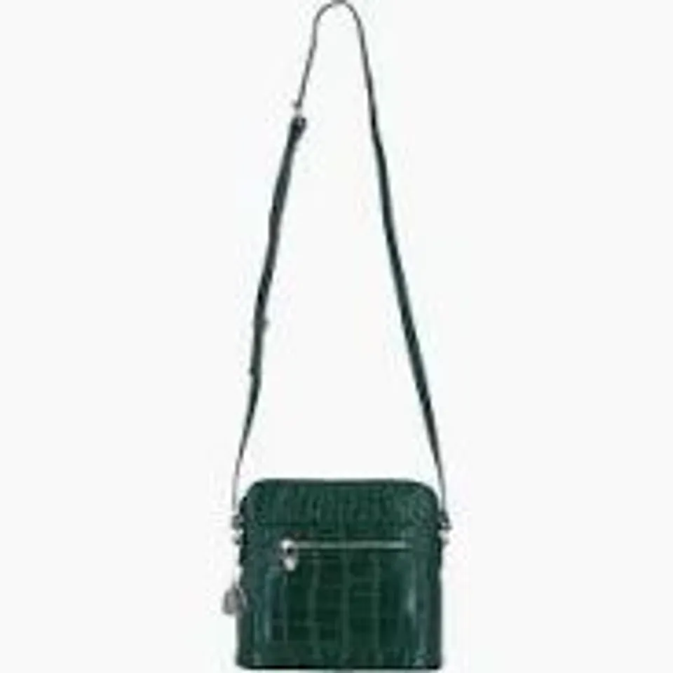 ASHWOOD MULTI STRAP MEDIUM LEATHER CROSSBODY BAG IN DARK GREEN