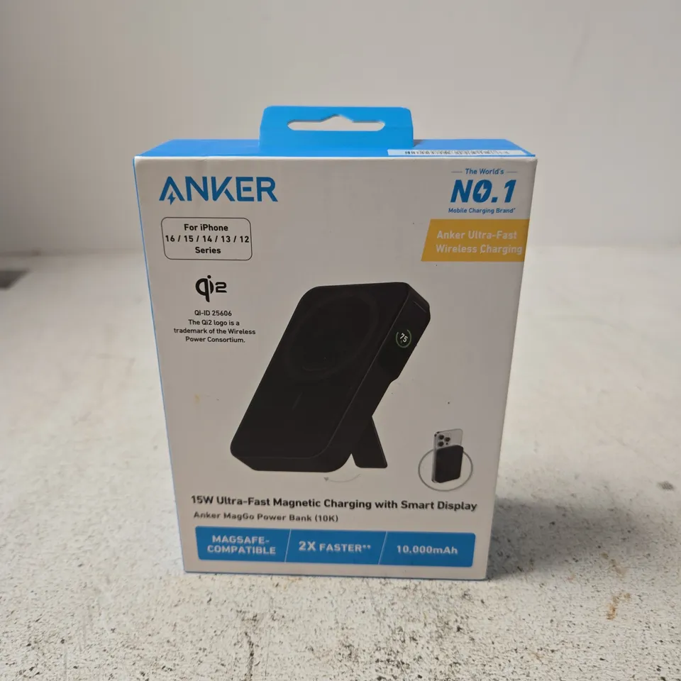 ANKER MAGGO POWER BANK 10K – MAGSAFE COMPATIBLE, 10,000MAH (BOXED)