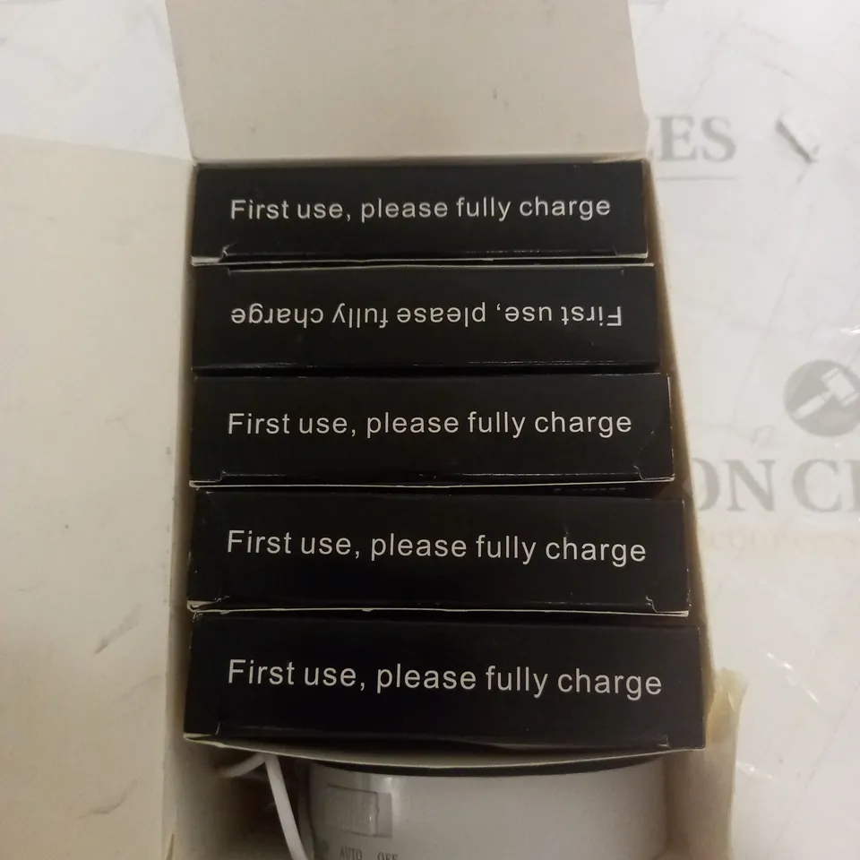 BOX OF 5 GONICVIN SENSOR LIGHTS RECHARGEABLE WIRELESS WALL LIGHT LED LAMPS AUTO/ON/OFF STAIRS LIVING ROOM BATHROOM CORRIDORS CLOSET KITCHEN CABINETS