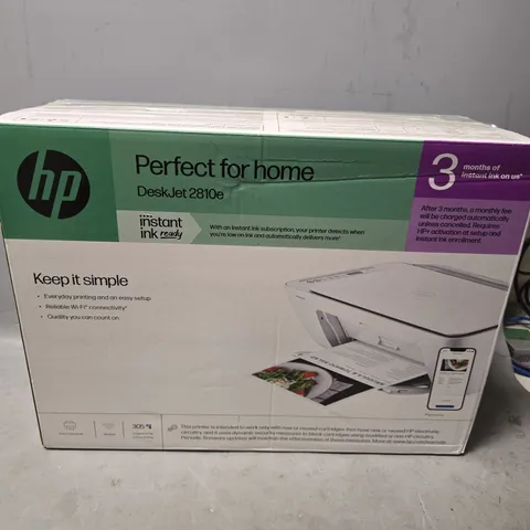 BOXED HP DESKJET 2810E PRINTER 