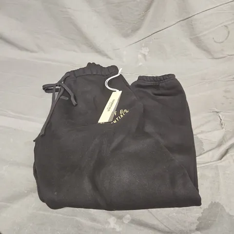 FEAR OF GOD ESSENTIALS FLEECE SWEATPANT IN BLACK SIZE S