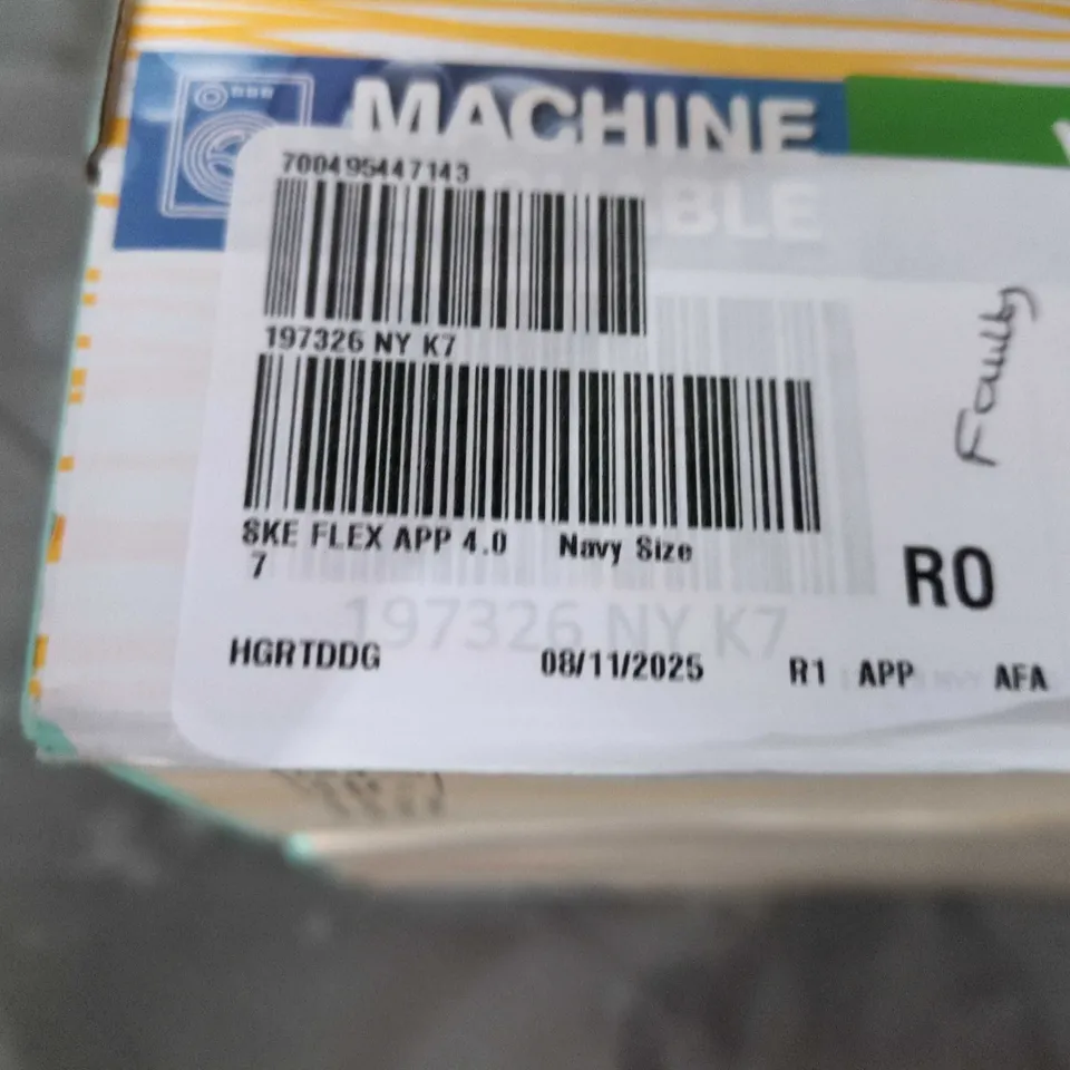 BOXED SKECHERS CALI NAVY SLIP-ON SANDALS – WOMEN'S, SIZE 7 (US) – YOGA FOAM