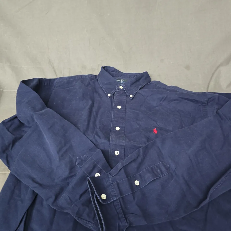 RALPH LAUREN BLAKE NAVY SHIRT – XL