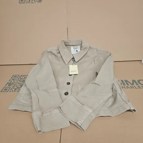 YUMI OUTERWEAR BEIGE JACKET – WOMEN'S, UK 10 (EU 38, DE 36, US 6)