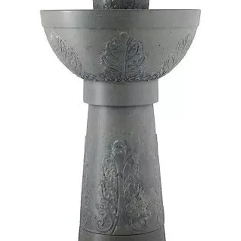 BERNINI LECCE CORDLESS 4 PIECE MODULAR AGED EFFECT FOUNTAIN GREY