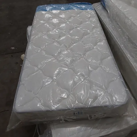 BAGGED DESIGNER SINGLE 90CM AIRSPRUNG LUXURY QUILTED MEDIUM MATTRESS