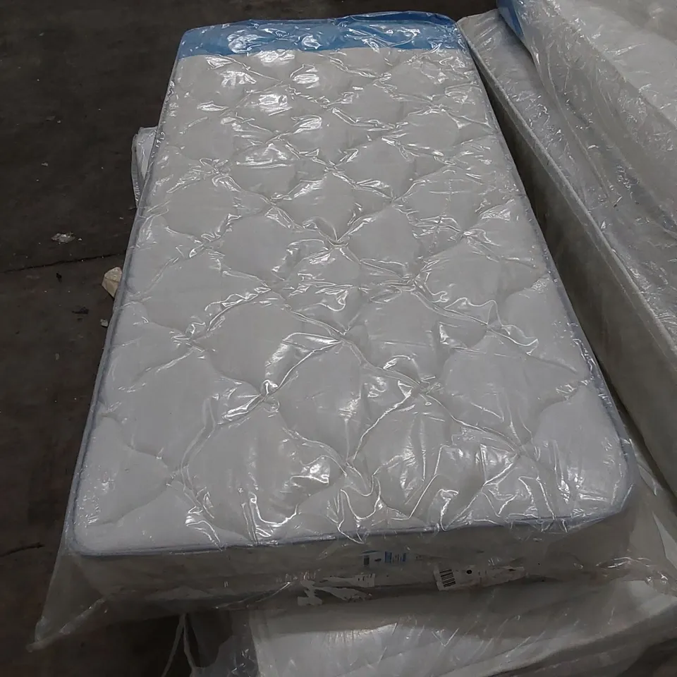 BAGGED DESIGNER SINGLE 90CM AIRSPRUNG LUXURY QUILTED MEDIUM MATTRESS RRP £251.1