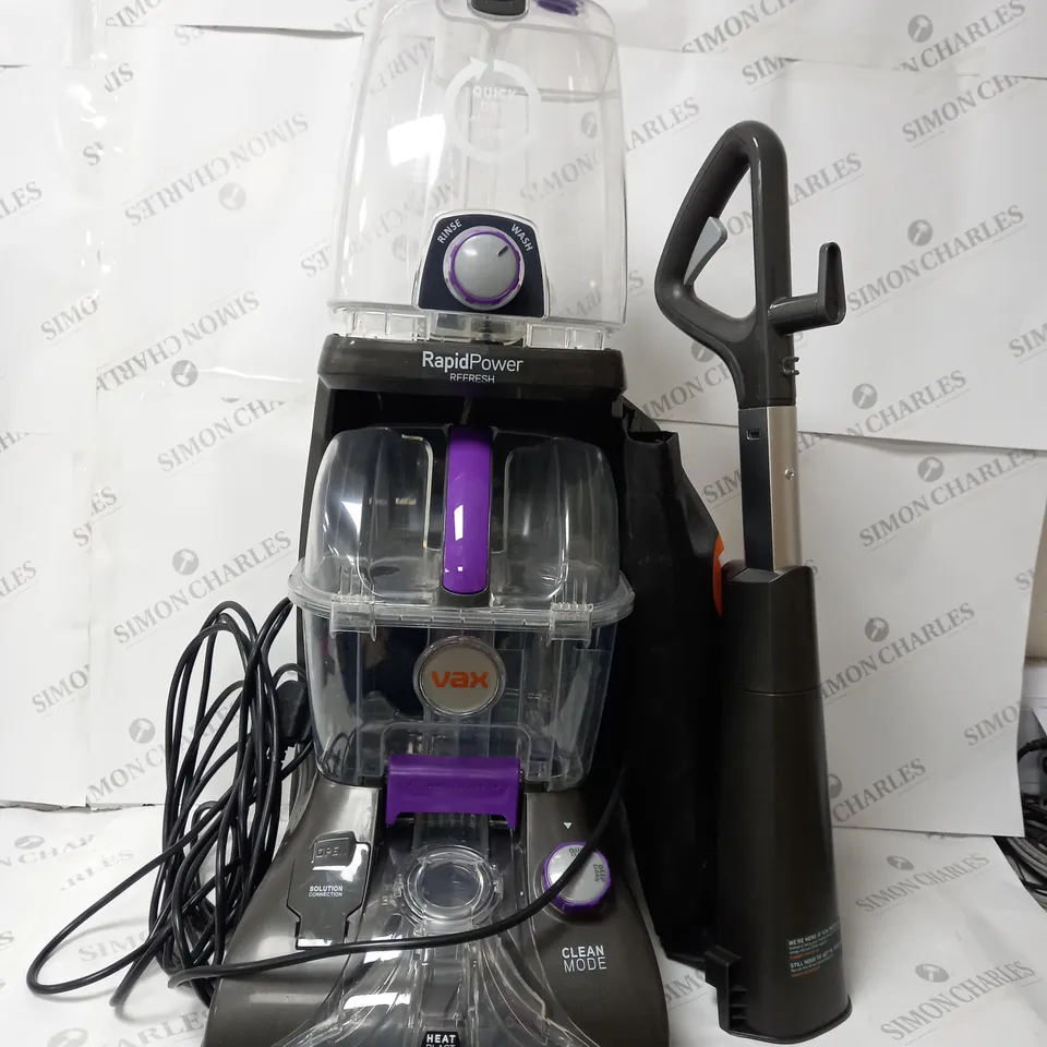 BOXED VAX RAPID POWER REFRESH CARPET WASHER