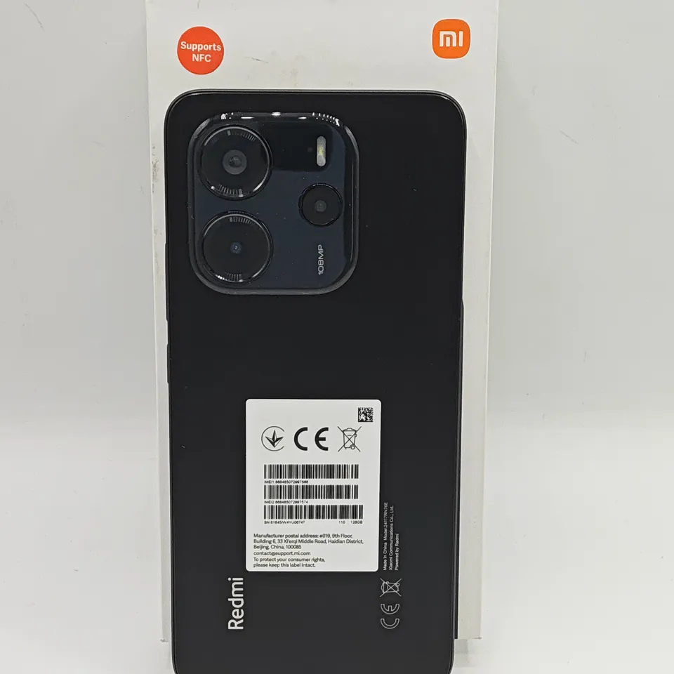 BOXED MI REDMI NOTE 14 6/128GB ROM IN MIDNIGHT BLACK - 24117RN76E