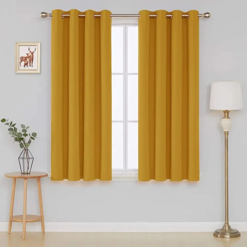 BAGGED JEFFRO PAIR EYELET BLACKOUT CURTAIN 