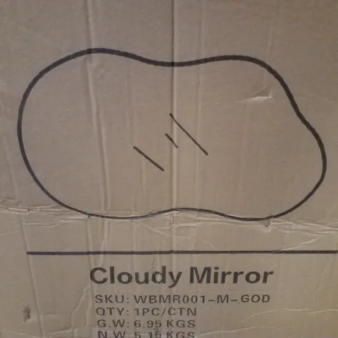 BOXED CLOUDY MIRROR