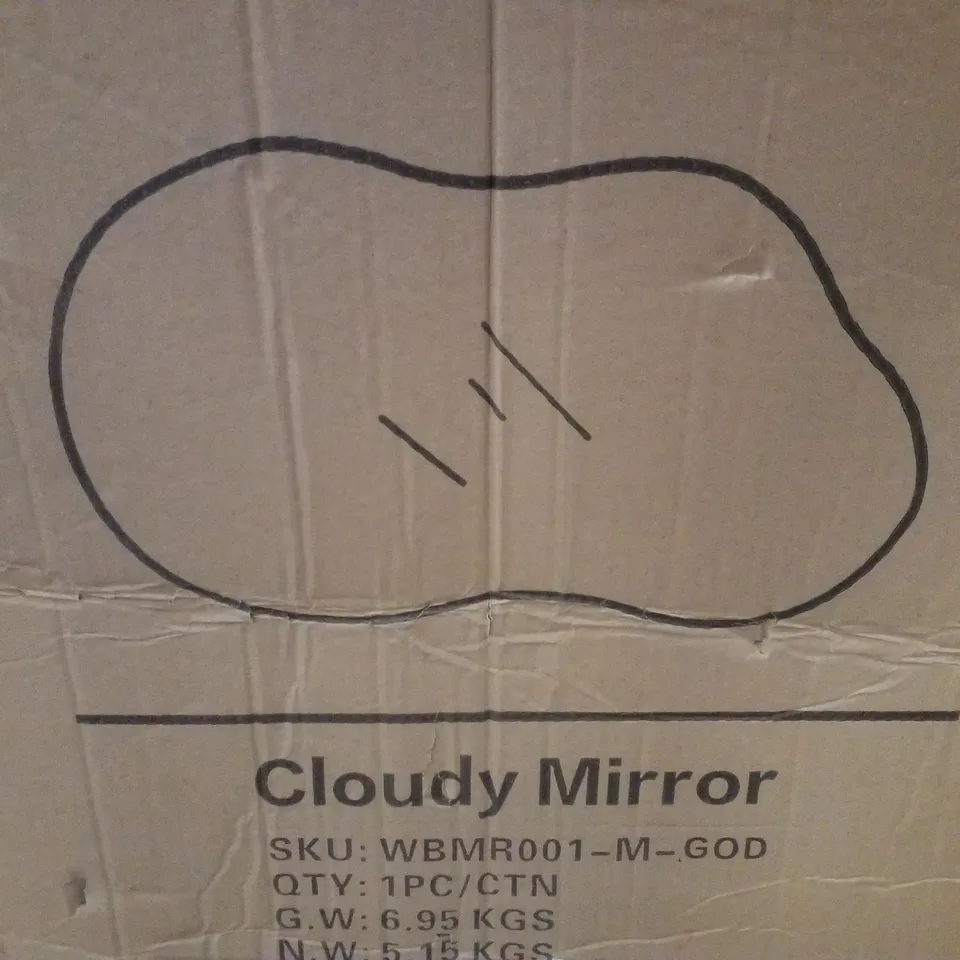 BOXED CLOUDY MIRROR 