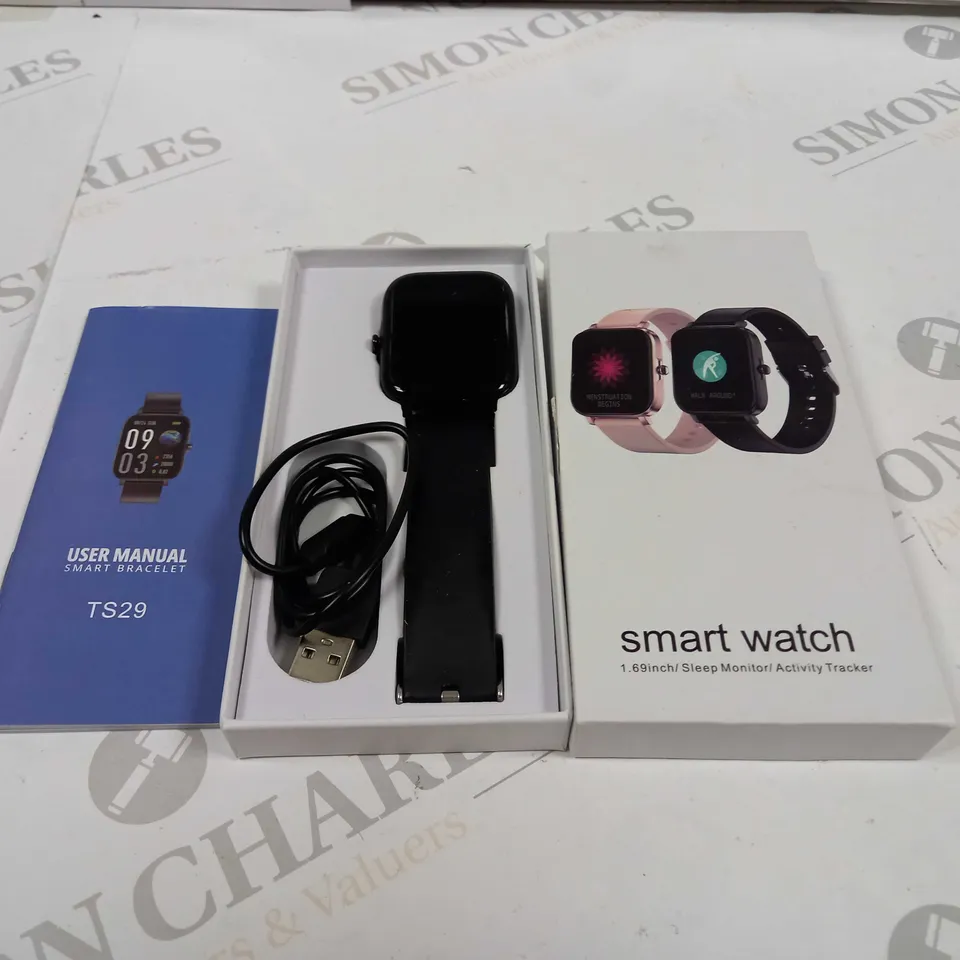 BOXED TS29 SMART WATCH 1.69 INCHES BLACK 