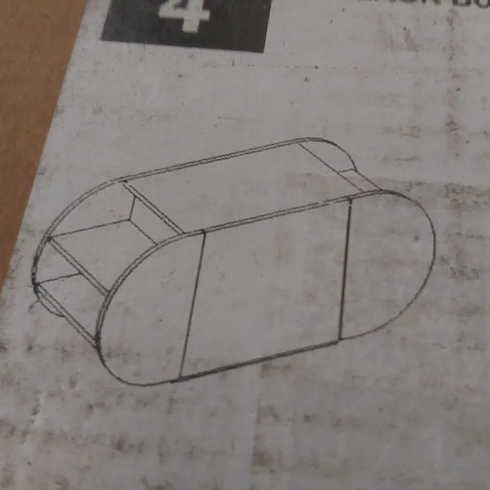 BOXED 10 PAIR SHOE STORAGE CABINET