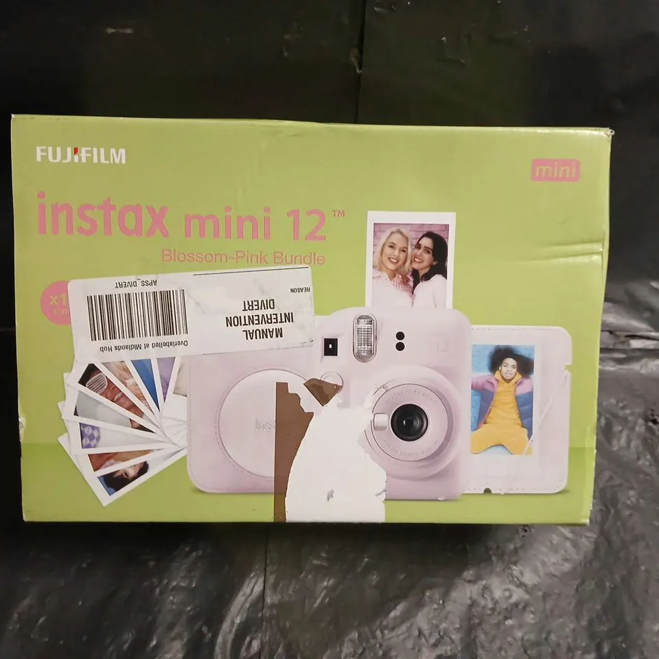 FUJIFILM INSTAX MINI 12 BLOSSOM-PINK BUNDLE CAMERA