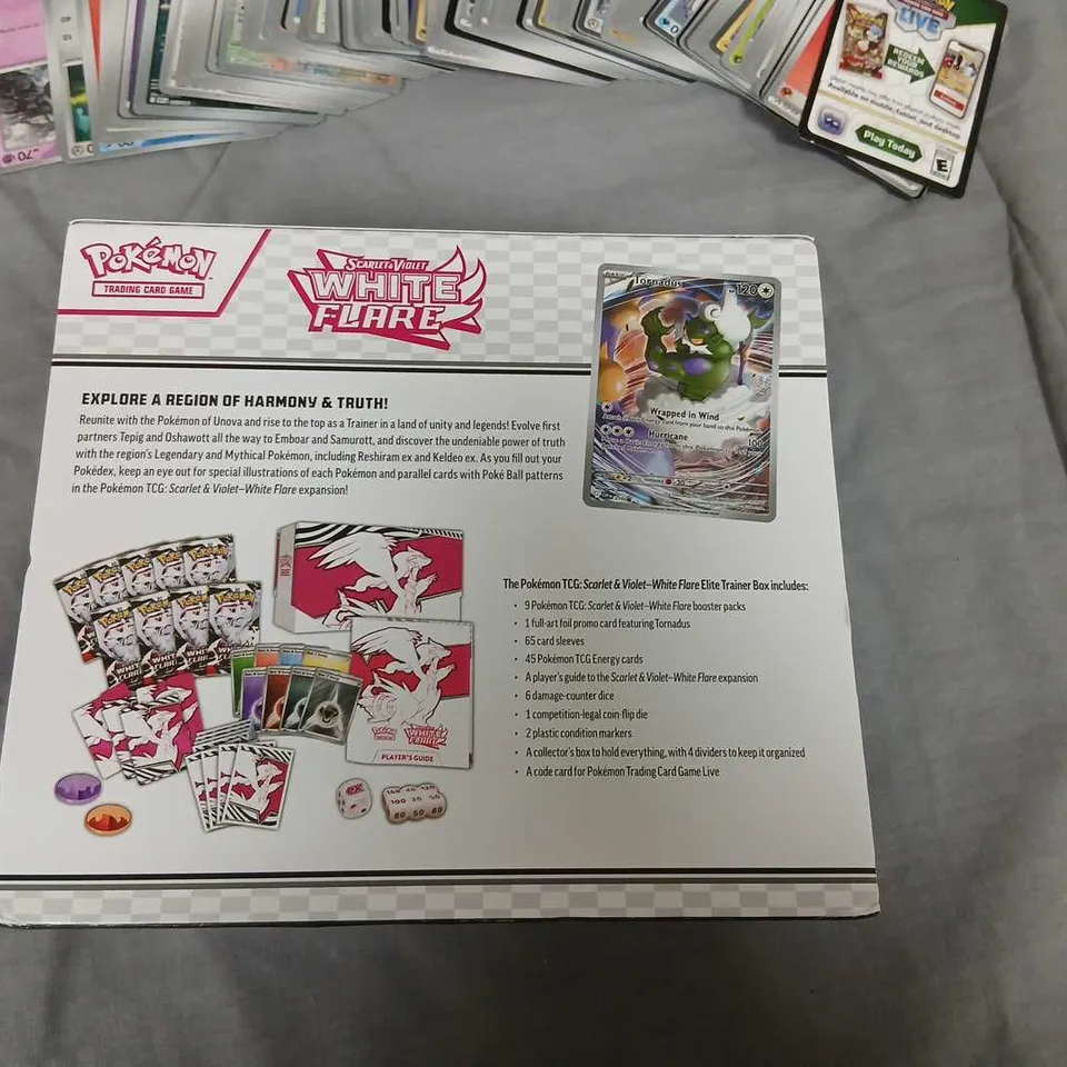 POKÉMON SCARLET & VIOLET WHITE FLARE ELITE TRAINER BOX – POKÉMON TCG