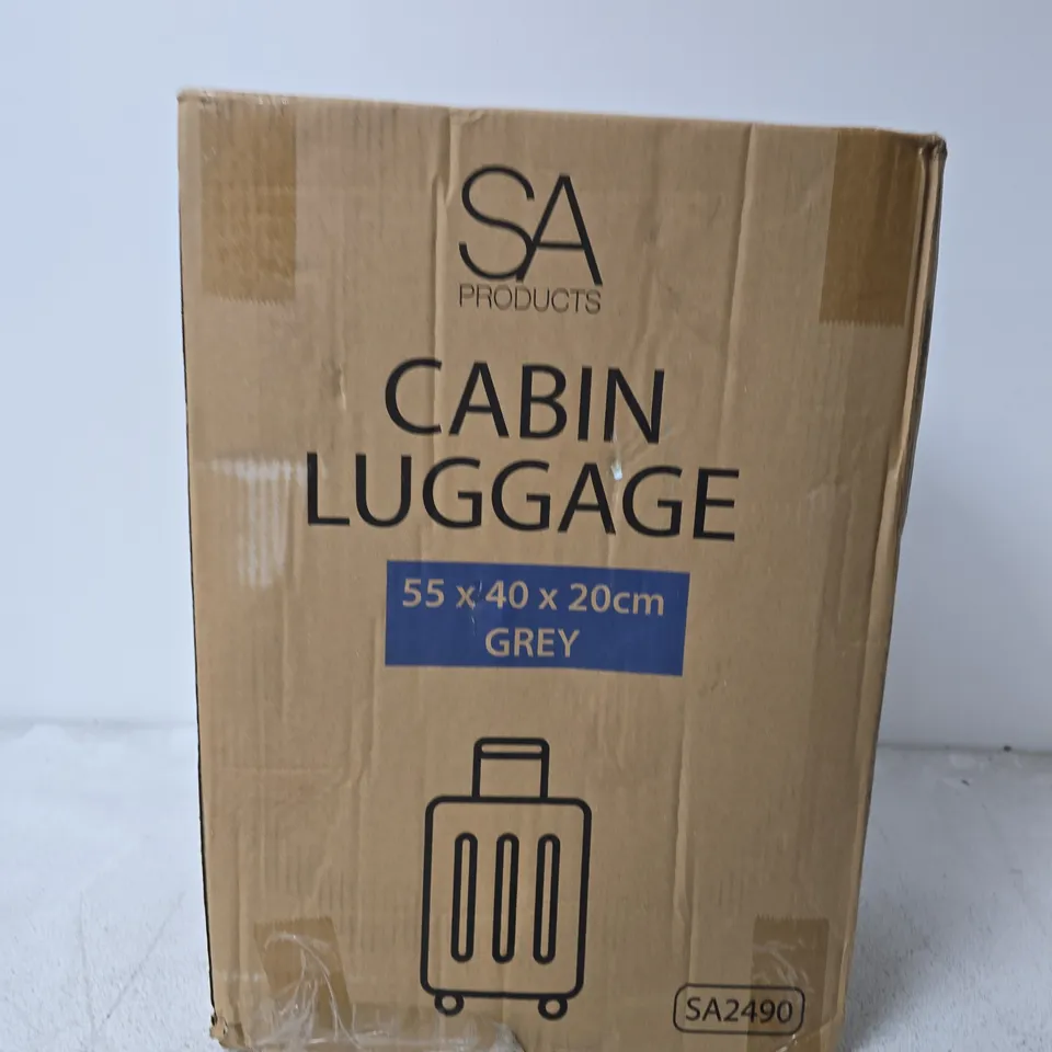 SA PRODUCTS CABIN LUGGAGE GREY – 55 X 40 X 20 CM