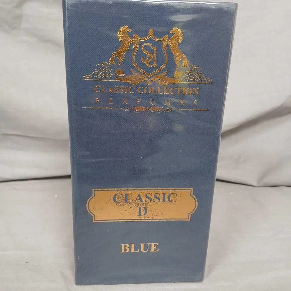 TWELVE BOXED CLASSIC COLLECTION PERFUMES CLASSIC D BLUE 80ML SPRAY