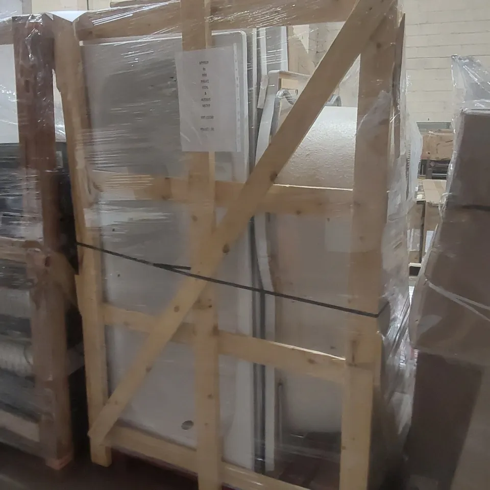 PALLET CONTAINING APPROXIMATELY 6x MIXED BATHTUBS
