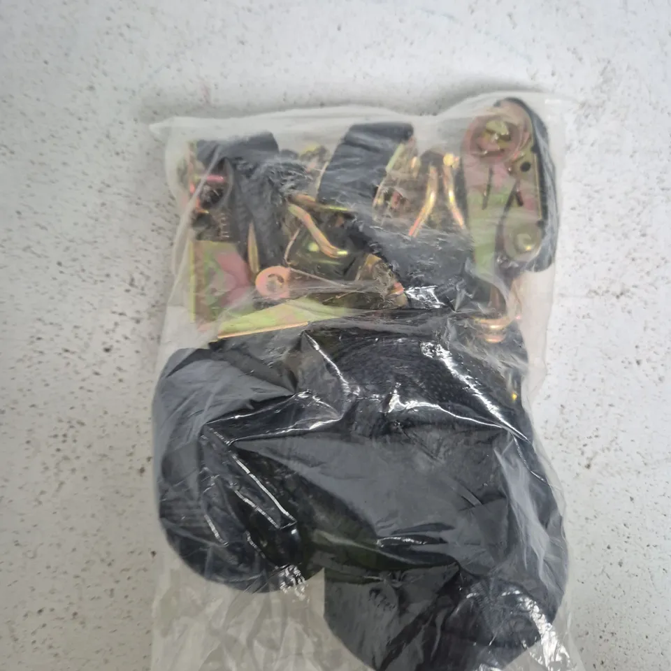 3X BLACK RATCHET STRAPS