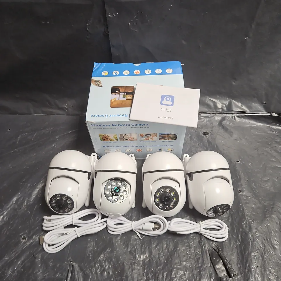 YIIOT CB211 SMART WIRELESS NETWORK CAMERAS – 4 PACK