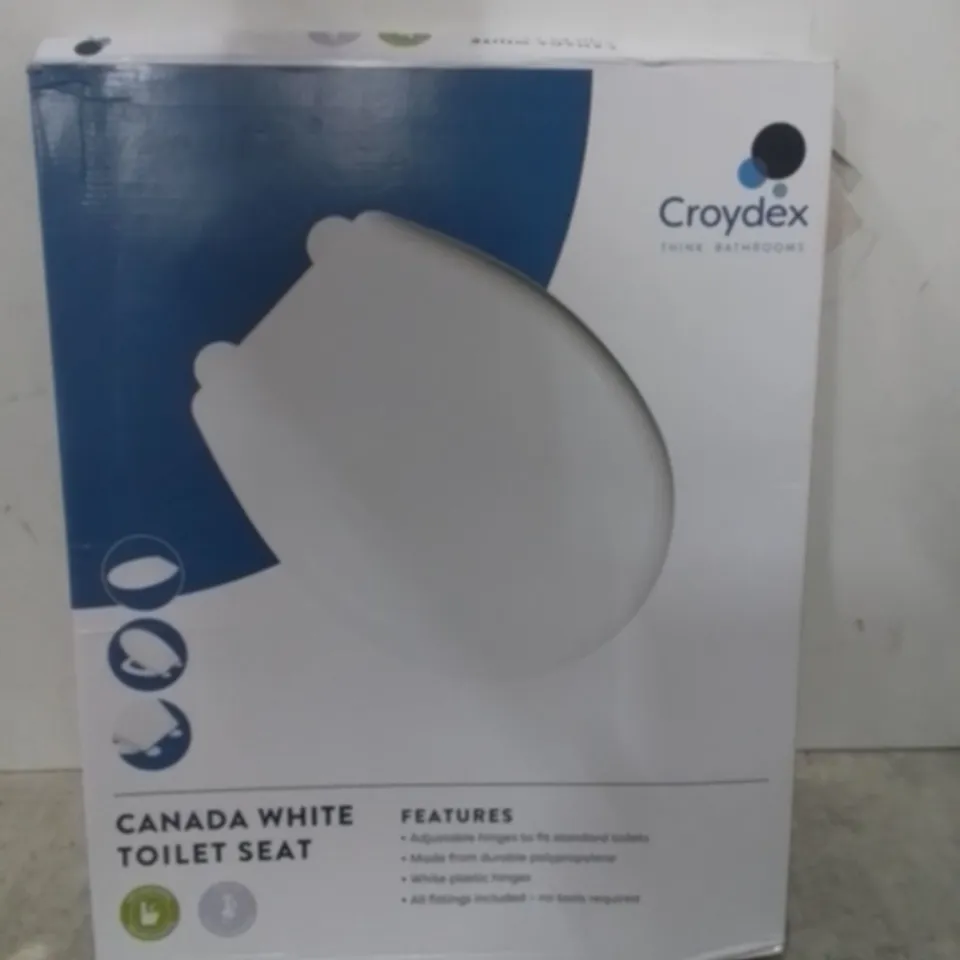 BOXED CANADA ELONGATED STANDARD TOILET SEAT