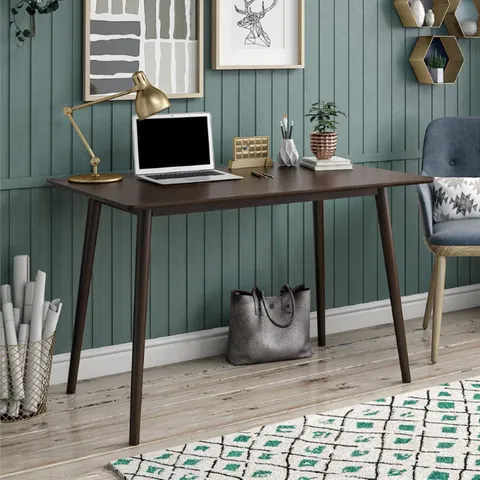 BOXED HOME OFFICE DESK WALNUT BRITTANY STUDY DESK