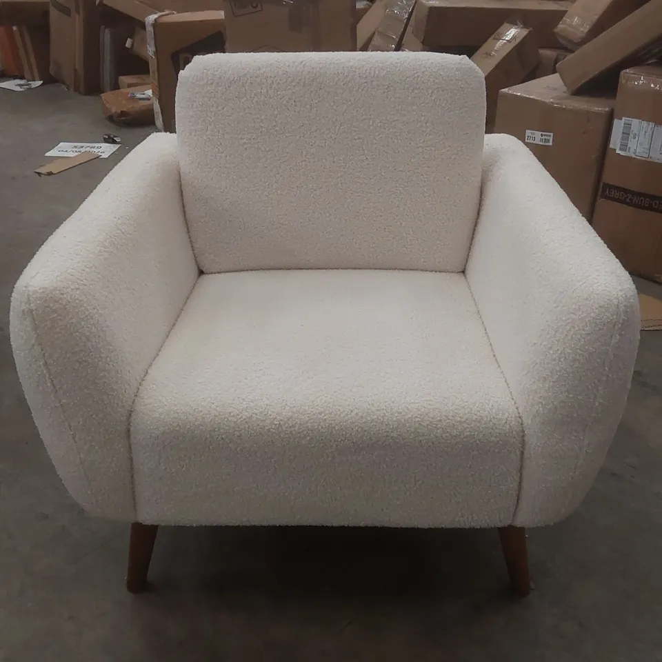NAIM ARM CHAIR IN BOUCLE FABRIC