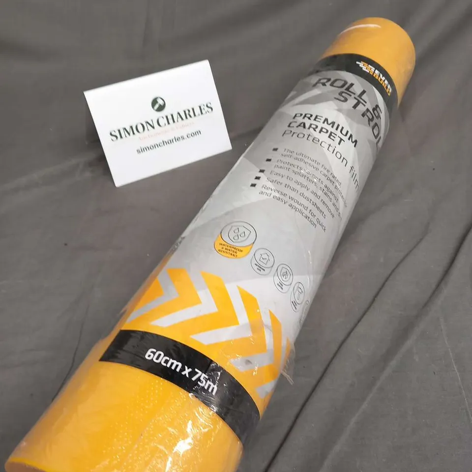 EVER BUILD ROLL AND STROLL PREMIUM CARPET PROTECTION FILM 60CM X 75CM