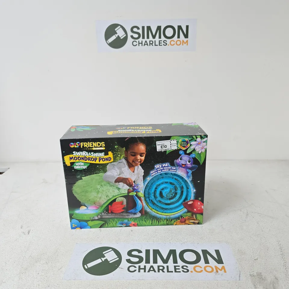 GLO FRIENDS SWIRL & SHINE MOONDROP POND PLAYSET – BOXED
