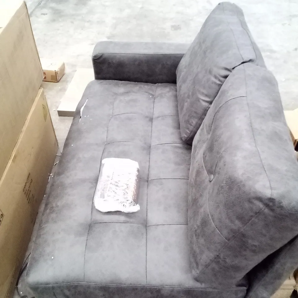 PALLETED SOFA PART FOR LUXURY BLACK LEATHER SOFA 