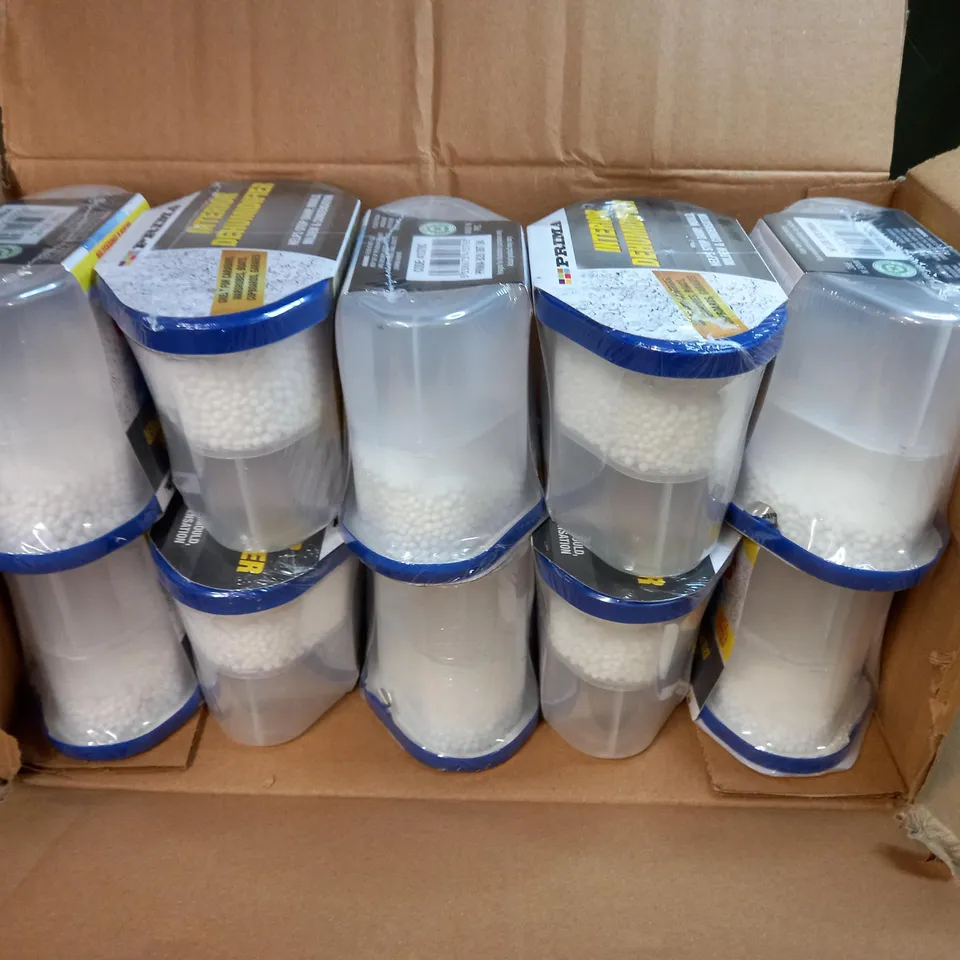 LOT OF 10 PRIMA INTERIOR DEHUMIDIFIER SETS 
