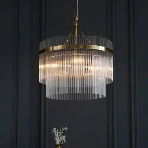 BOXED CANORA GREY UNIQUE/STATEMENT CHANDELIER