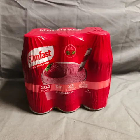 SLIMFAST STRAWBERRY SHAKE MULTIPACK β 6 X 325ML
