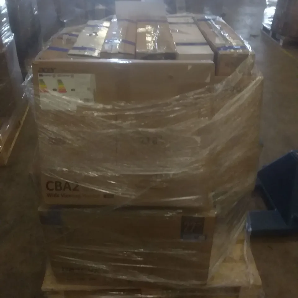 PALLET OF APPROXIMATELY 16 ASSORTED MONITORS INCLUDING 