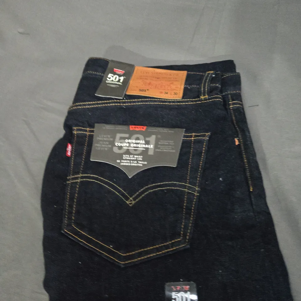 LEVIS STRAUSS 501 DENIM JEANS SIZE W34 L30