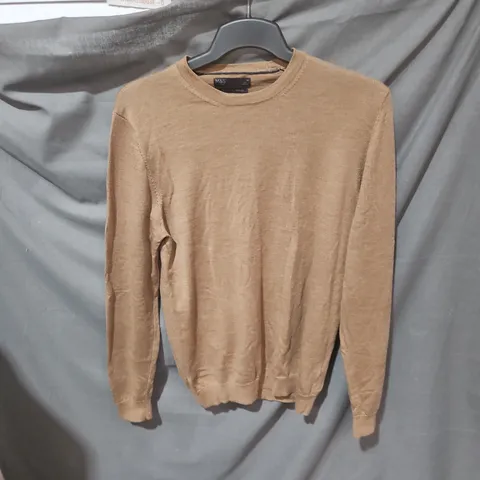 M&S EXTRA FINE MERINO CREW NECK JUMPER β MEN'S KNITWEAR