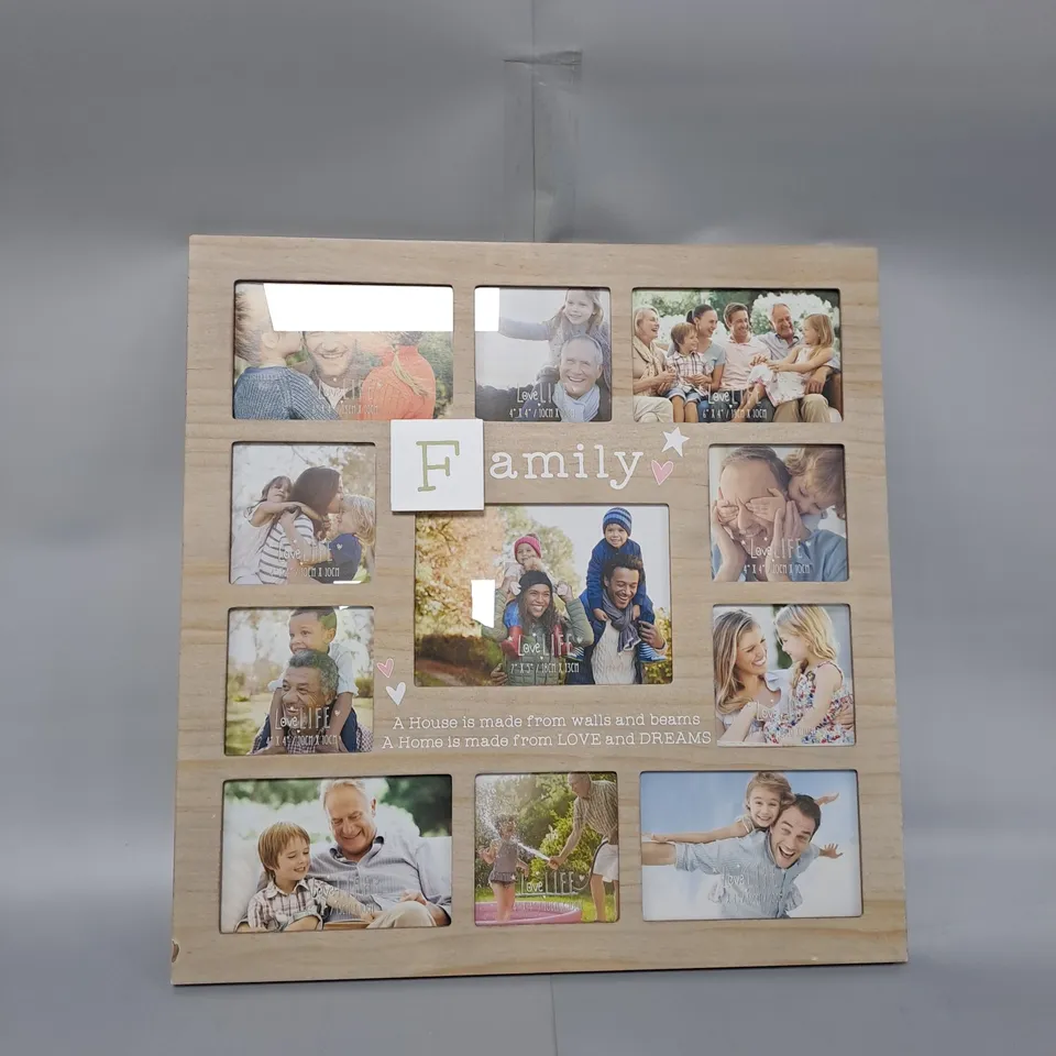 BOXED FAMILY PHOTO FRAME 