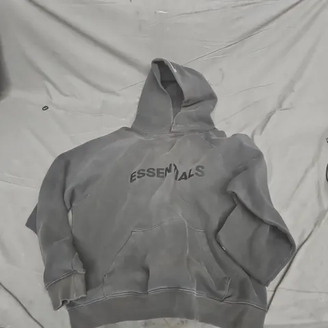 FEAR OF GOD ESSENTIALS HOODIE – TAR PIT GREY