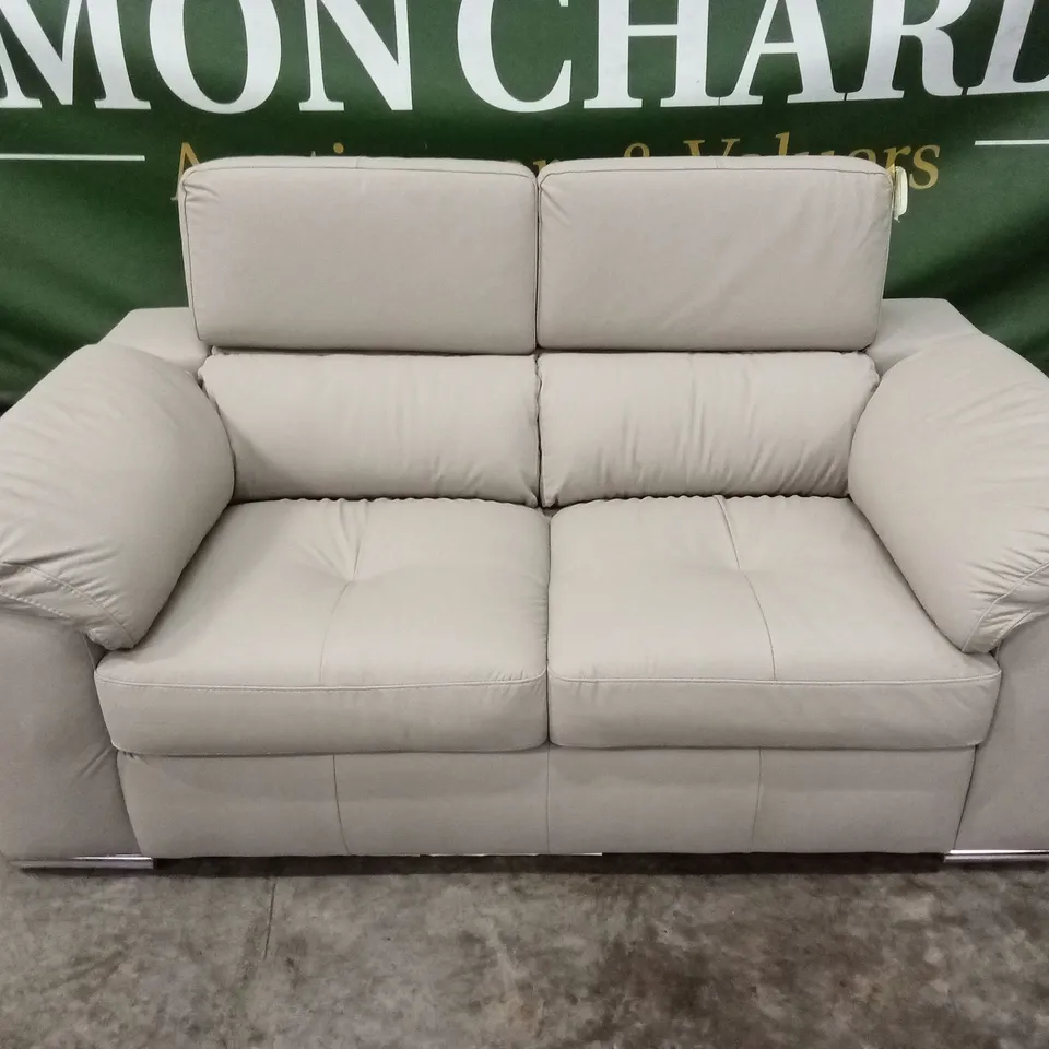 BRADY 100% PREMIUM LEATHER 2 SEATER SOFA RRP £1099