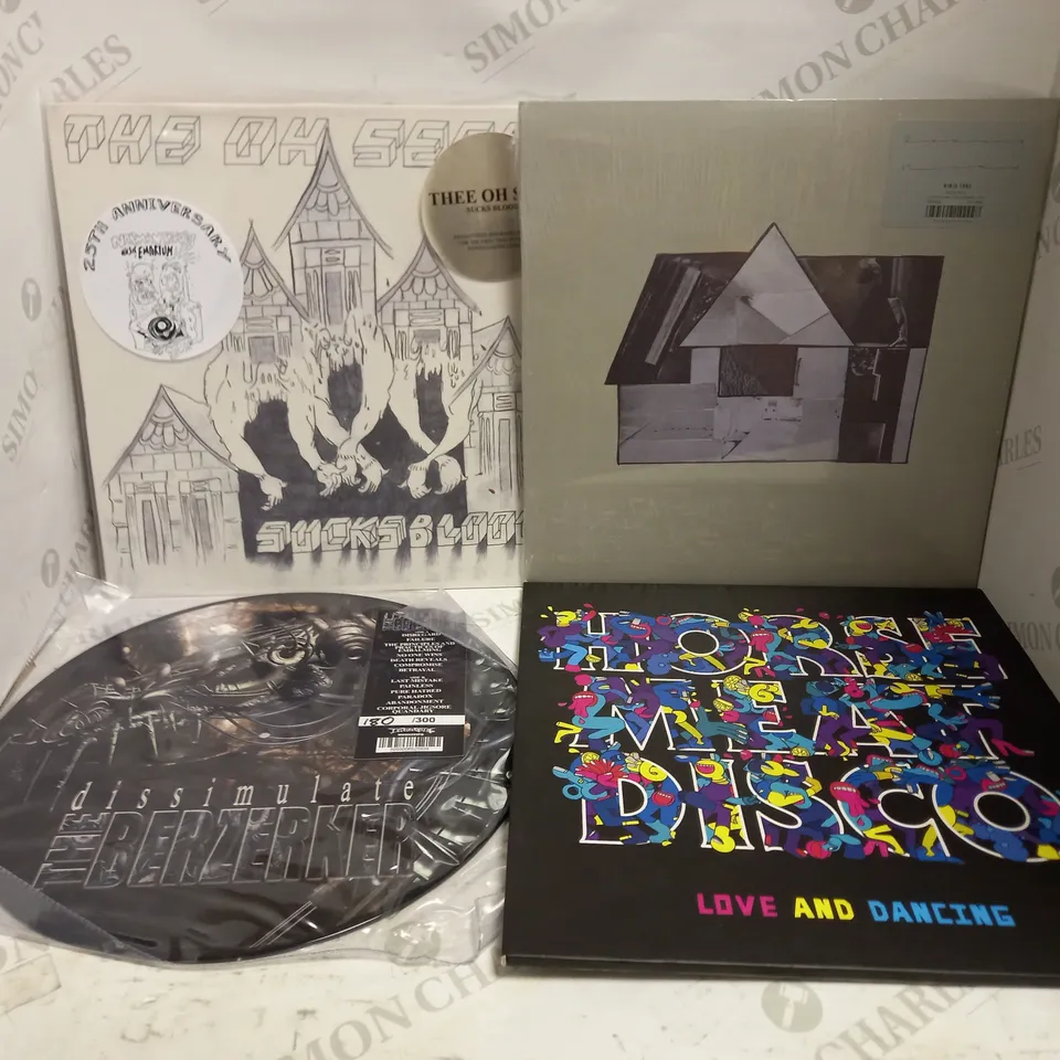 LOT OF 14 VINYL RECORDS, TO INCLUDE HORSE MEAT DISCO, THE OH SEES, ROMARE, ETC