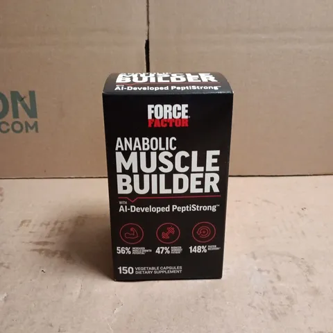 FORCE FACTOR ANABOLIC MUSCLE BUILDER WITH AI DEVELOPED PEPTISTRONG 150 CAPSULES SUPPLEMENT 