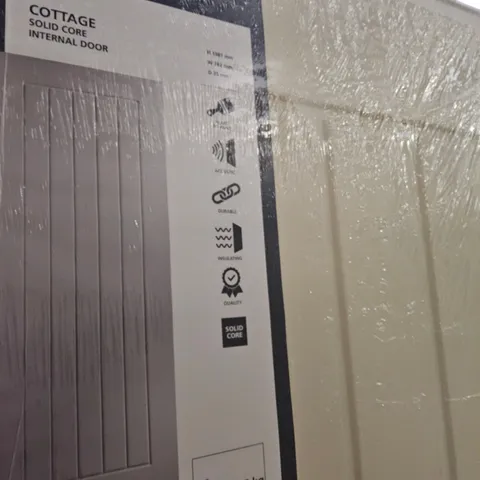 COTTAGE STYLE SOLID CORE INTERNAL DOOR 1981 × 762mm