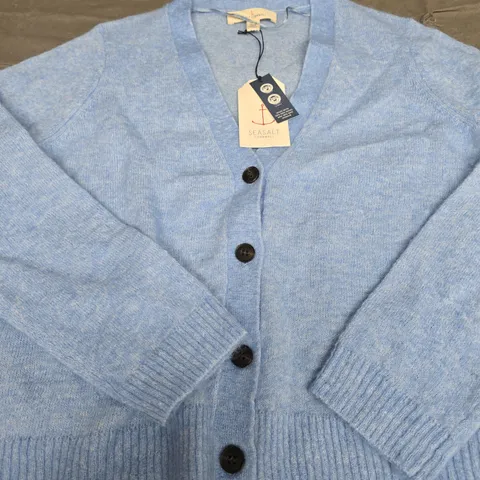 SEASALT CORNWALL ETCHING CARDIGAN - SIZE 12