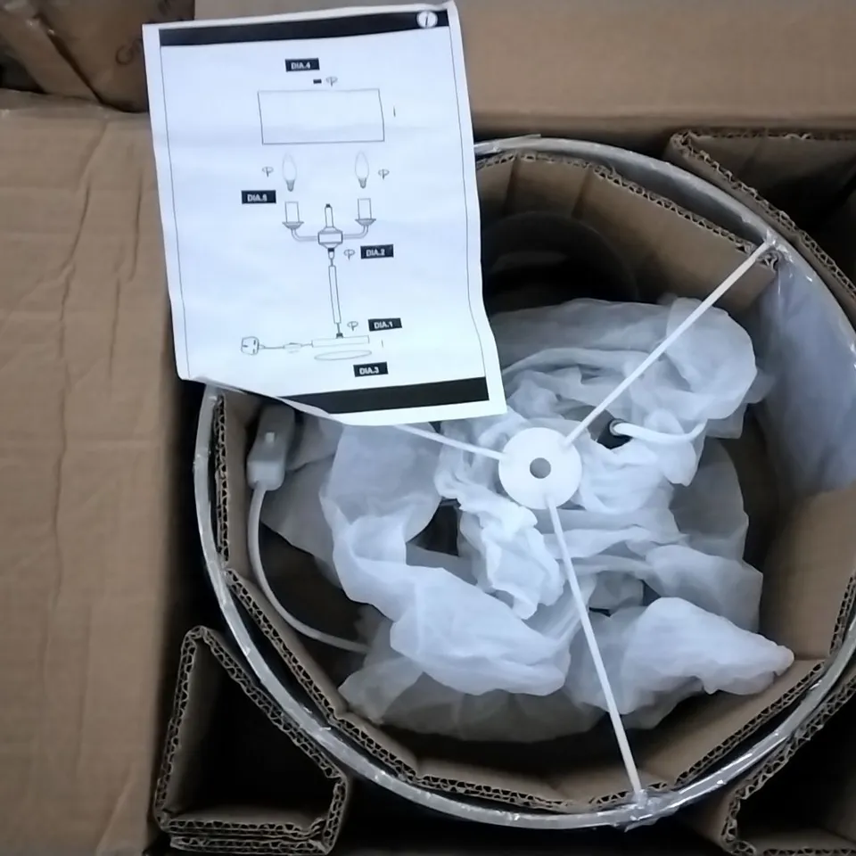 BOXED MELANCON TABLE LAMP SET BULB INCLUDED