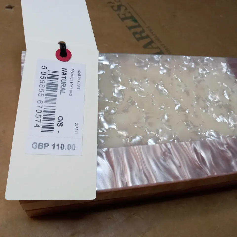 TED BAKER PERSPEX BOXY BAG 